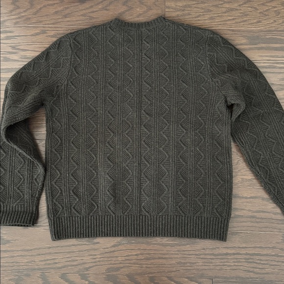 Todd Snyder Olive Wool Knit Sweater - Picture 6 of 7